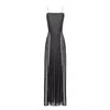My Mokondo Women's Black Leniza Mesh Gown In Black