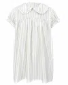 My Mum Made It Babydoll Stripe Dress In Pacific Stripe