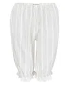 My Mum Made It Capri Bloomer Pants In Chalk Stripe