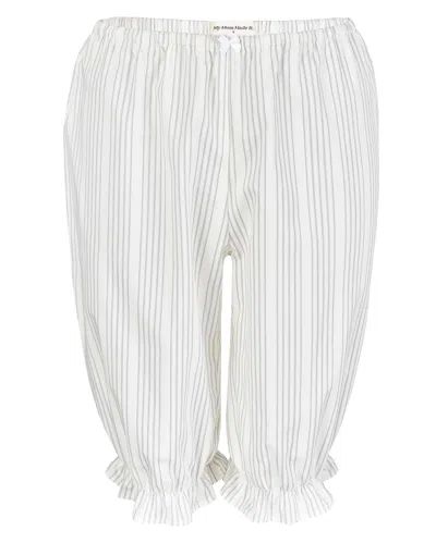 My Mum Made It Capri Bloomer Pants In Chalk Stripe