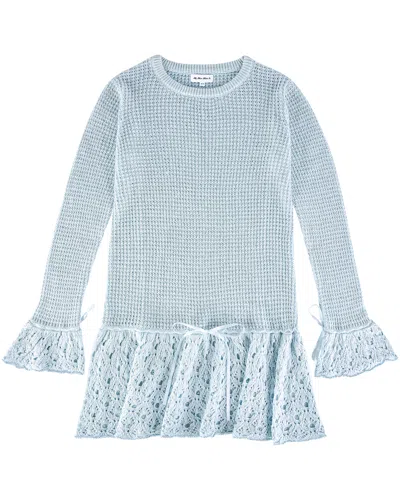 My Mum Made It Chapel Knit Dress In Blue
