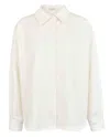My Mum Made It Cord Long Sleeve Shirt In Cream