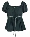My Mum Made It Courtyard Blouse In Evergreen