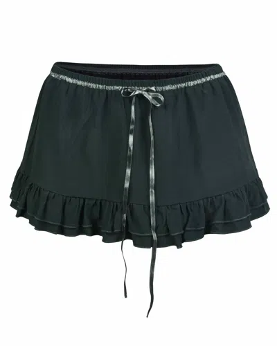 My Mum Made It Courtyard Mini Skirt In Evergreen