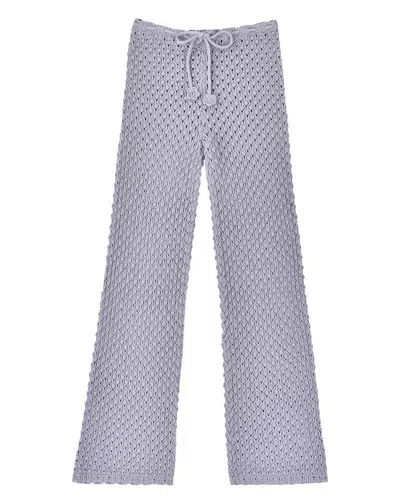 My Mum Made It Daisychain Knit Pants In Purple