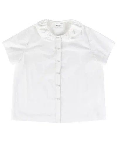 My Mum Made It Esme Button Shirt In White