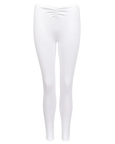 My Mum Made It Gather Legging In White