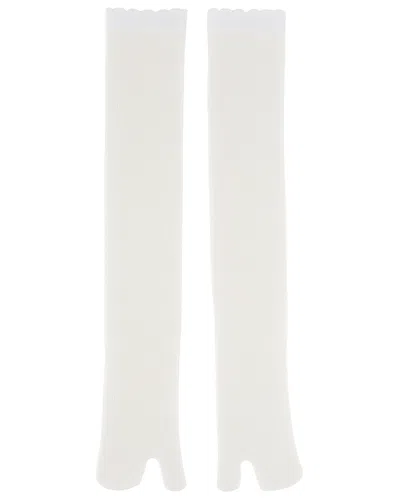 My Mum Made It Knit Lace Knee Tabi Socks