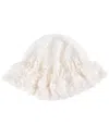 My Mum Made It Lace Bonnet In White