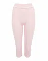 My Mum Made It Lace Capri Pants In Rose