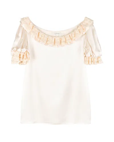 My Mum Made It Lace Layer Soirée Dress In White