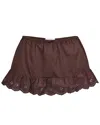 My Mum Made It Lace Mini Skirt