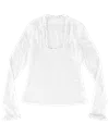 My Mum Made It Lace Poem Top In White