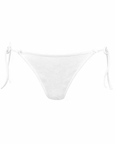 My Mum Made It Lace Tie Bikini Bottom In White