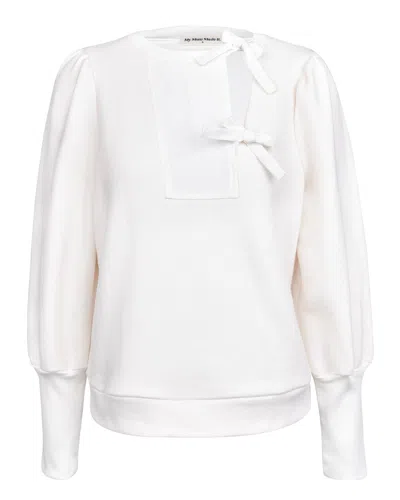 My Mum Made It Lilette Crewneck In Cream
