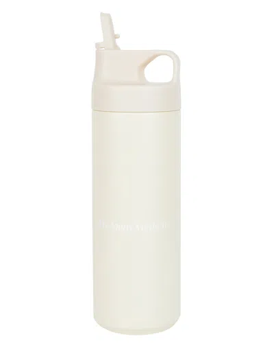 My Mum Made It Logo Insulated Stainless Steel Water Bottle With Straw In White