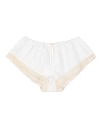 My Mum Made It Lucienne Cotton Shorts In White