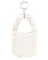 My Mum Made It Mini Pillow Tote Keychain In Cream Frill