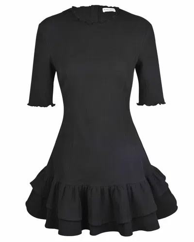My Mum Made It Noir Mini Dress In Obsidian
