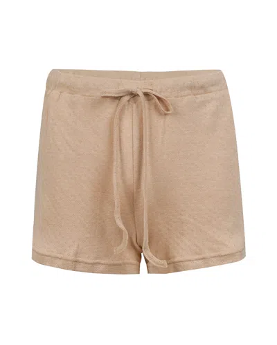 My Mum Made It Pointelle Short Shorts In Peach