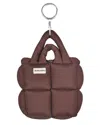 My Mum Made It Puffer Mini Keychain Bag In Dirt