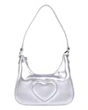 My Mum Made It Recycled Silver Heart Shoulder Bag