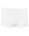 My Mum Made It Rib Shorts In White