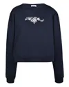 My Mum Made It Rosette Logo Crewneck In Navy