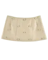 My Mum Made It Rosette Mini Skirt In Brown