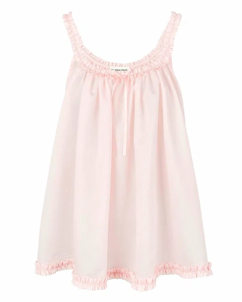My Mum Made It Ruche Sheer Camisole In Sorbet | ModeSens