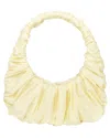 My Mum Made It Ruche Shoulder Bag In Citrine