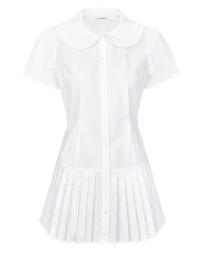 My Mum Made It Short Sleeve Pleat Shirt Dress