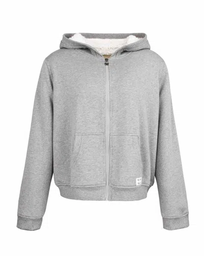 My Mum Made It Simple Fleece Lined Hoodie In Grey