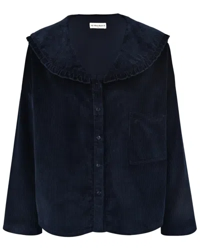 My Mum Made It Sweetie Blouse In Navy Corduroy
