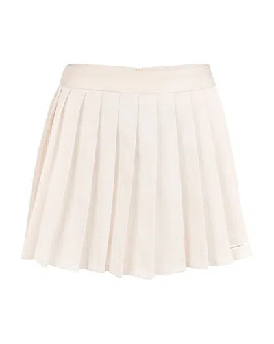 My Mum Made It Tencel Pleat Skort In Beige