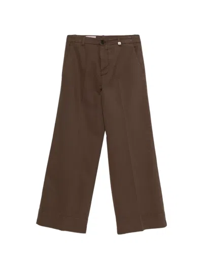 My Myths Wide-leg Trousers In Brown