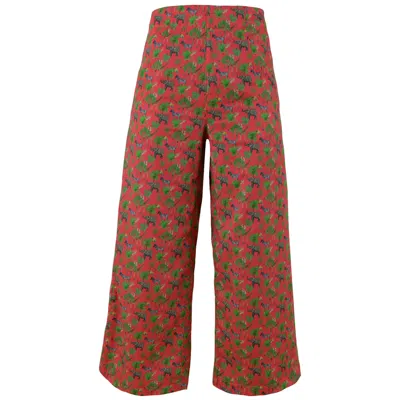 My Pair Of Jeans Women's Red Jaipur Wide-legs