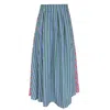 My Pair Of Jeans Women's Red / White / Blue Hamptons Maxi Skirt In Red/white/blue