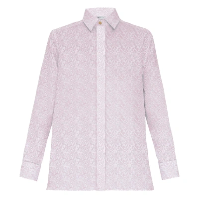 My Pair Of Jeans Women's White / Pink / Purple Pink Patty Shirt In White/pink/purple