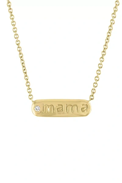 My Story The Petunia Mama Necklace In Gold