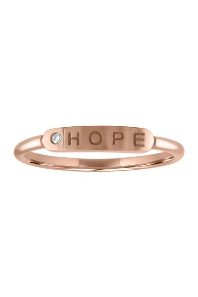 My Story The Twiggy Hope Ring In Pink
