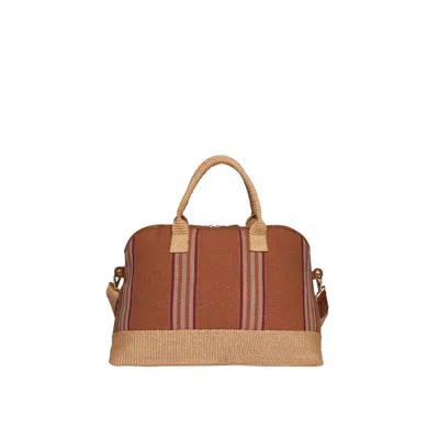 My Style Bags Women's Brown London Smart Duffel Bag Antibes In Terracotta