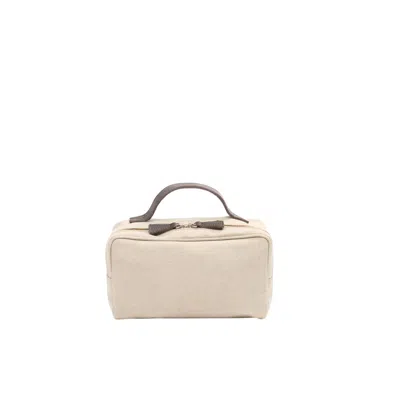 My Style Bags Women's Neutrals Berkeley Beauty Case In Raw In Black
