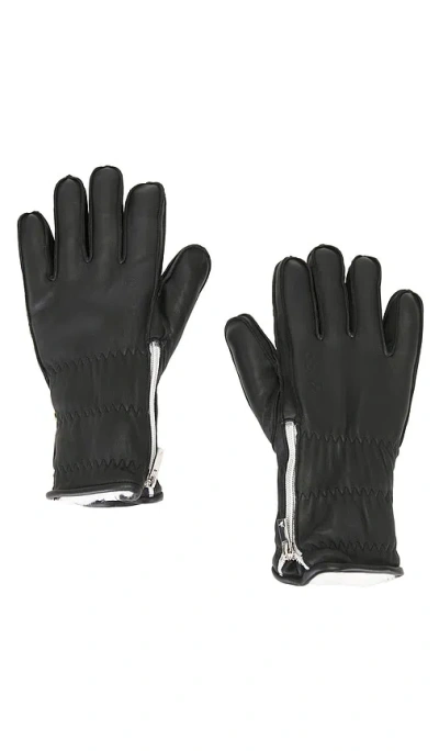 My Sunday Ski Wanderlust Shearling Ski Gloves In Black