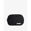My Sunday Ski Womens Black Cortina Nylon Bum Bag In Black