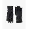 My Sunday Ski Womens Jet Wanderlust Leather Ski Gloves In Black