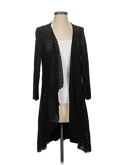 Pre-owned My Tribe Cardigan Sweater In Black