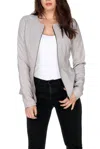 My Tribe Flare Fitted Jacket In Mastic In Grey