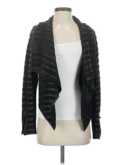 Pre-owned My Tribe Leather Jacket In Black
