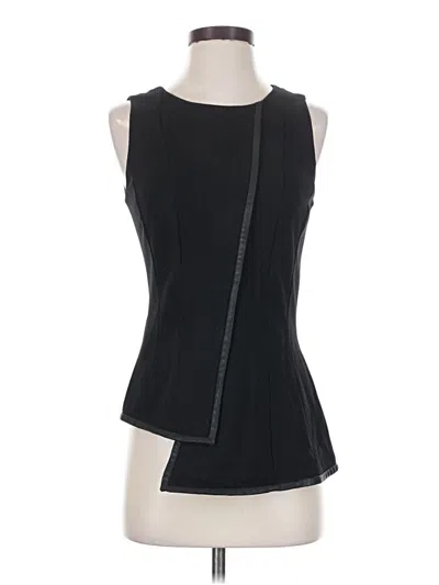 Pre-owned My Tribe Sleeveless Top Black One Shoulder Neckline Tops